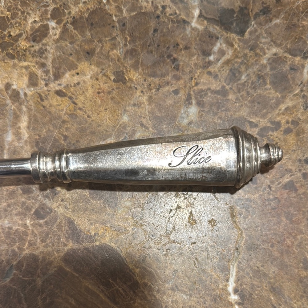 Silver Cake Server - Picture 2 of 5